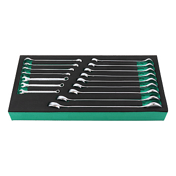 Набор комбинированных ключей в ложементе EVA 390х187 мм HONITON IK-EVA2