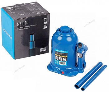 Домкрат бутылочный г/п 10 т двухштоковый NORDBERG N31110