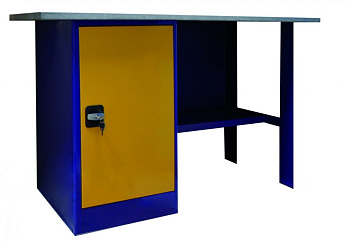 Верстак металлический однотумбовый ВП-2/1.6 (860х1600х685 мм) ПАКС