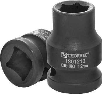 Головка ударная 12мм (6гр.) 1/2" Thorvik IS01212