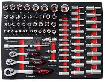 Набор инструментов 80пр. в ложементе FORCEKRAFT FK-K4802-5