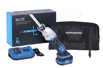 Сабельная пила мини аккумуляторная, ход 13 мм NORDBERG NE612K