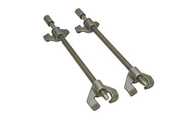 Стяжка пружин 350 мм (комплект 2 шт.) М16, под вороток 1/2", ключ 21мм AUTOMASTER AMT-67350 