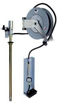 Комплект для раздачи масла из бочек настенный с катушкой Италия APAC 1742S