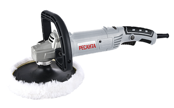 Полировальная машинка Ø 180 мм, 600-4500 об/мин, 1500Вт Ресанта УШМ-180/1500П