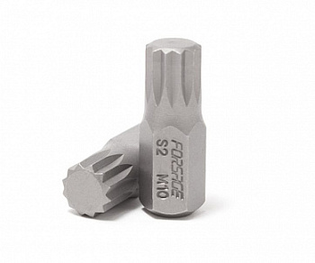 Бита 12-лучевая SPLINE M12х30ммL, 10мм Forsage F-1783012 