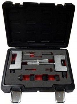 Комплект приспособлений для разборки и сборки цепей ГРМ, 12пр. в кейсе Premium Forsage F-04A2175D