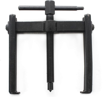 Съемник двухлапый с торцевым ограничителем (Ø захвата: 0-85мм, длина лап - 70мм) Forsage F-66629