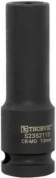 Головка ударная глубокая 16мм (6гр.) 1/2" Thorvik S23S2116 