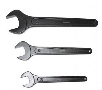 Ключ рожковый ударный односторонний удлиненный 34мм FORCEKRAFT FK-89434