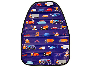Защита спинки сиденья авто от детских ножек 46х61см "Машинки" 732049