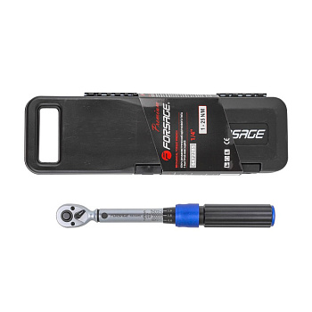 Ключ динамометрический 1/4" 1-25Нм с быстрой фиксацией ''Premium'' Forsage F-6472285