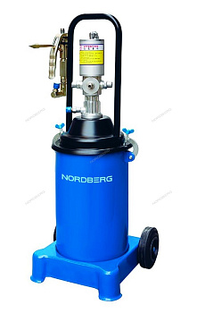 Солидолонагнетатель пневматический  с баком 12 л NORDBERG NO5012