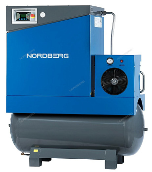Компрессор винтовой, 15кВт, ресивер 500л, 10Бар, 1910л/мин NORDBERG NCA20RD
