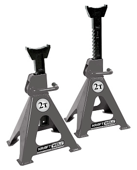 Стойка (подставка) механическая под машину 2 т KraftWell KRWJS2