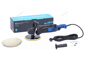 Полировальная машинка Ø 180 мм, 600-3000 об/мин, 1500 Вт NORDBERG NE414-180