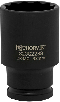 Головка ударная глубокая 34мм (12гр.) 1/2" Thorvik S23S2234
