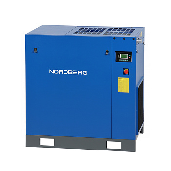 Компрессор винтовой, 22 кВт, 10 бар, 3200 л/мин без ресивера IP23 NORDBERG NCC30