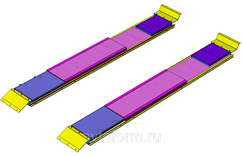Ямные пути  под сход-развал Автоформат 503В