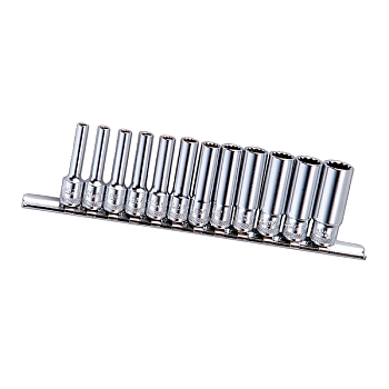 Набор головок 1/4" с профилем Honidriver, удл., 12 предметов, HONITON H-20012LS