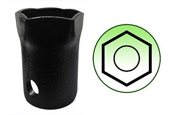 Ключ ступицы 52мм (6-и гр, торцевой, трубчатый, гайка шкворня VOLVO) AT46661