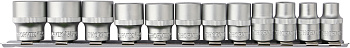 Набор головок 3/8 6гр.12пр. (8-19мм) на планке Thorvik S12S1112SM