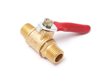 Кран шаровый (наружная резьба 1/4"х1/4") ROSSVIK A310/4