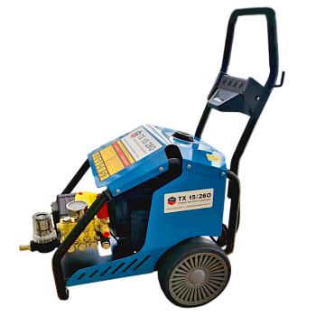Аппарат высокого давления, 260 бар. 15 л/мин, 380В, 7,5кВт, шланг 20м., пистолет. TX 15/260