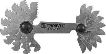 Резьбомер 20пр. Thorvik PG20S