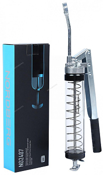 Шприц 2-х плунжерный 400 см3  прозрачной тубой NORDBERG NO2407