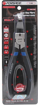 Съемник стопорных колец изогнутый 90° "Profi" 7"-180мм, в блистере Forsage F-403