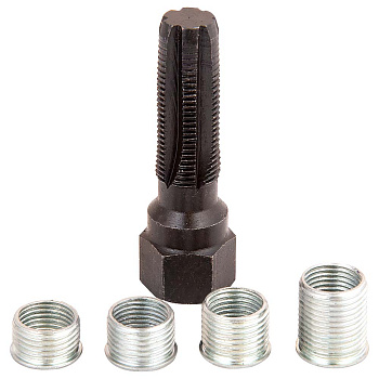 Набор метчик свечной 14мм (под головку 21мм) вставки 3/8",7/16",1/2",3/4", 5пр. AV Steel AV-920128