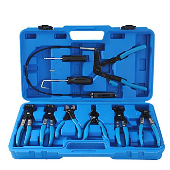 Набор щипцов для снятия и установки хомутов и шлангов 9пр., в кейсе ТДМ 4013вт