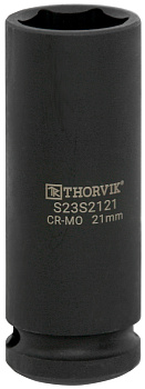 Головка ударная глубокая 24мм (6гр.) 1/2" Thorvik S23S2124