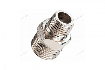 Соединитель резьбовой наруж. резьба 1/4"x3/8" NORDBERG NPMM23