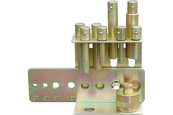 Комплект насадок (пуансонов) c матрицей для гидравл. прессов ROSSVIK TB-025