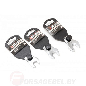 Ключ рожковый съемный 17мм, на пластиковом держателе Forsage F-751317A