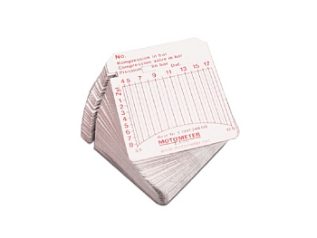 Карточки к компрессографу MOTORMETER 10-40 бар (100шт) 622 001 0040