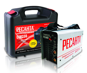 Сварочный аппарат инверторный САИ 220 в кейсе Ресанта