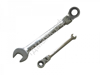 Ключ комбинированный трещоточный с шарниром 17мм ТДМ 75717ф