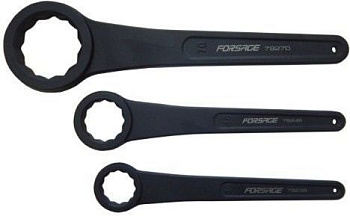 Ключ накидной ударный односторонний удлиненный 85мм (L-455мм) Forsage F-79285