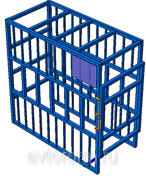 Клеть для накачивания крупногабаритных колес Автоформат 506