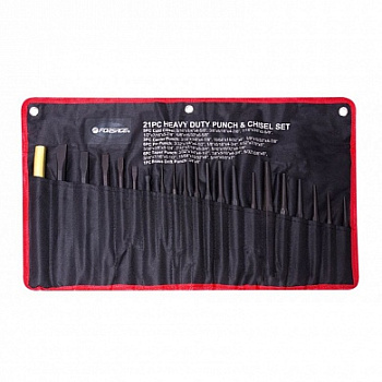 Набор зубил и выколоток, 21пр.Forsage F-5211P