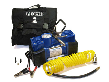 Компрессор автомобильный  (60 л/мин) 2-поршневой, усиленный ТДМ АС 620ма 