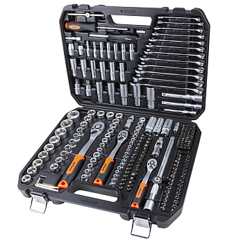 Набор инструмента 219пр. 1/2", 3/8", 1/4" (6гр) AV Steel AV-011219