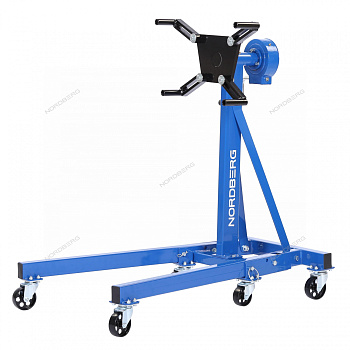 Стенд (кантователь) для двигателя с редуктором  складной 500 кг NORDBERG N30091R