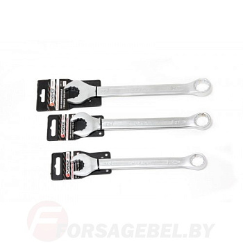 Ключ комбинированный с профилем "Super drive" 23мм, на пластиковом держателе Forsage F-75523SD