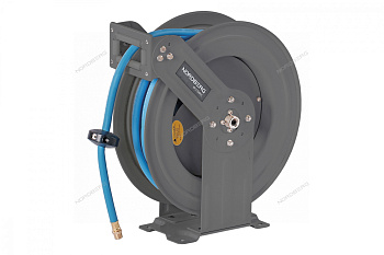 Шланг воздушный c двойным армированием на стальной катушке, 12,5х19мм 15м NORDBERG HR1215HPVC