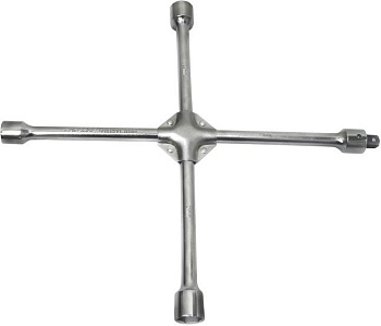 Ключ балонный крестовой 17-19-21"-22 с адаптером 1/2" Forsage F-681B400