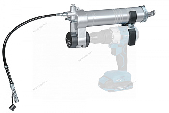 Шприц-насадка на шуруповерт, плунжерный для густой смазки, 400 мл NORDBERG NO2501